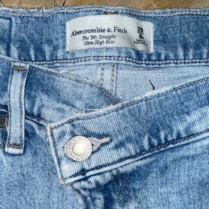 Abercrombie & Fitch Light Blue High Rise Jeans